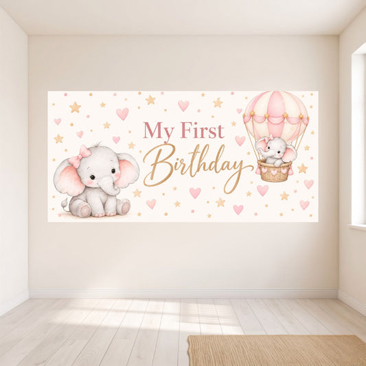 Little Elephant Horizontal Backdrop - C Print USA