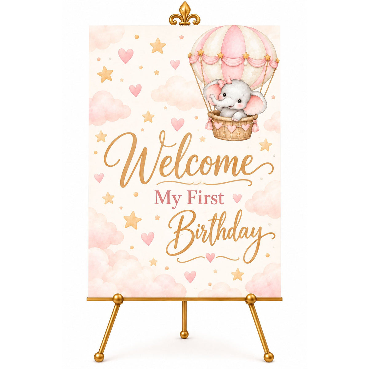Little Elephant Welcome Sign - C Print USA