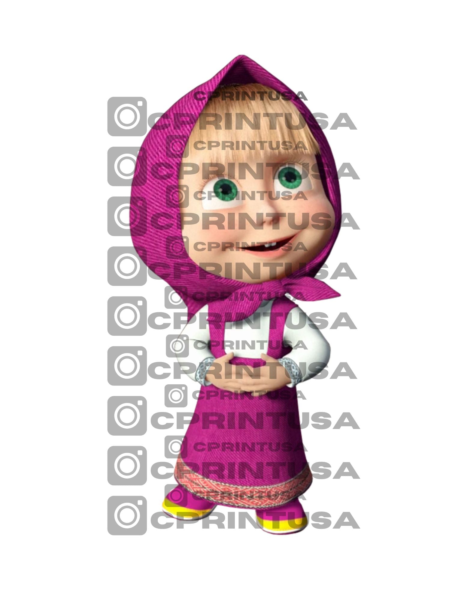 MASHA AND THE BEAR CUT OUT - C Print USA