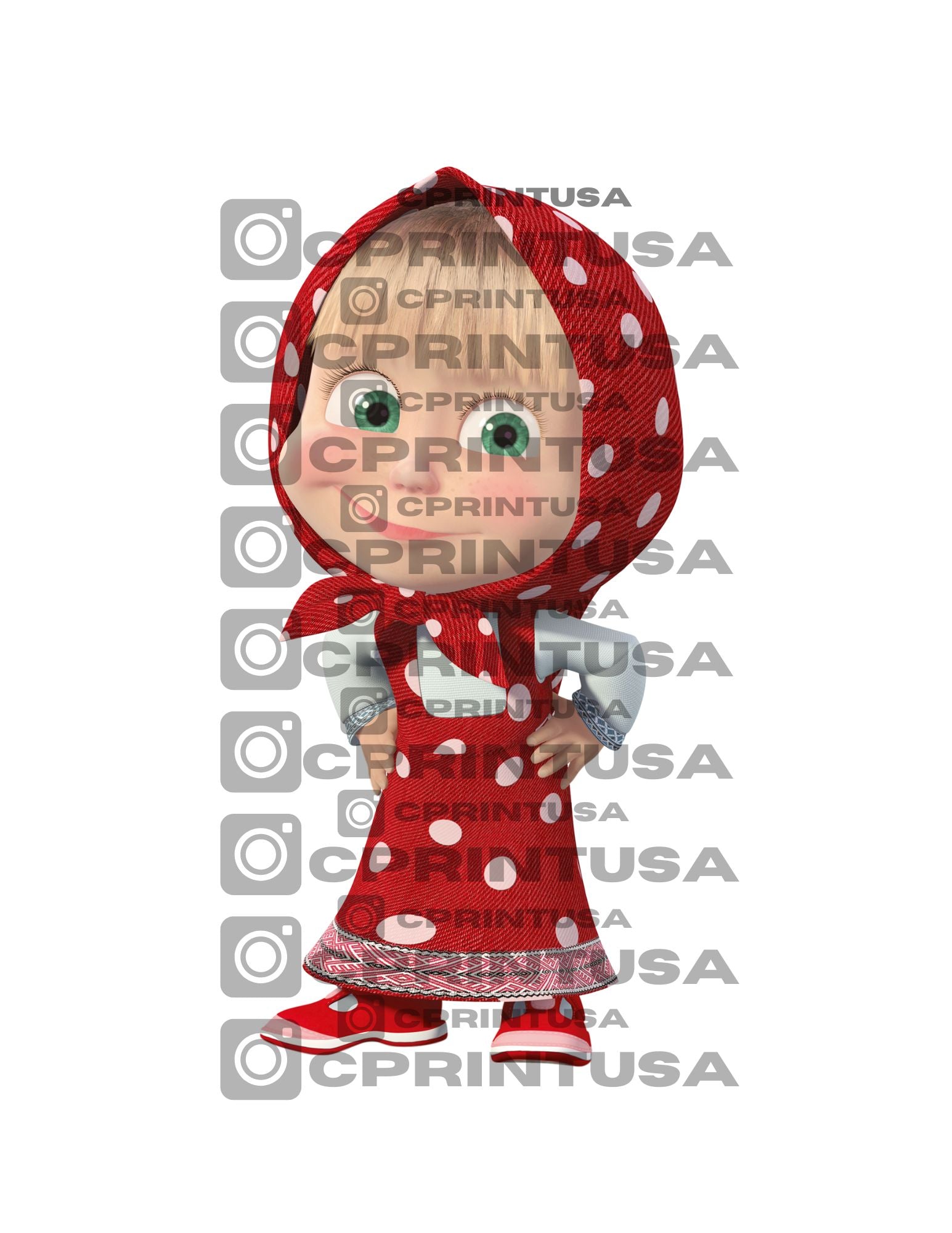 MASHA AND THE BEAR CUT OUT - C Print USA