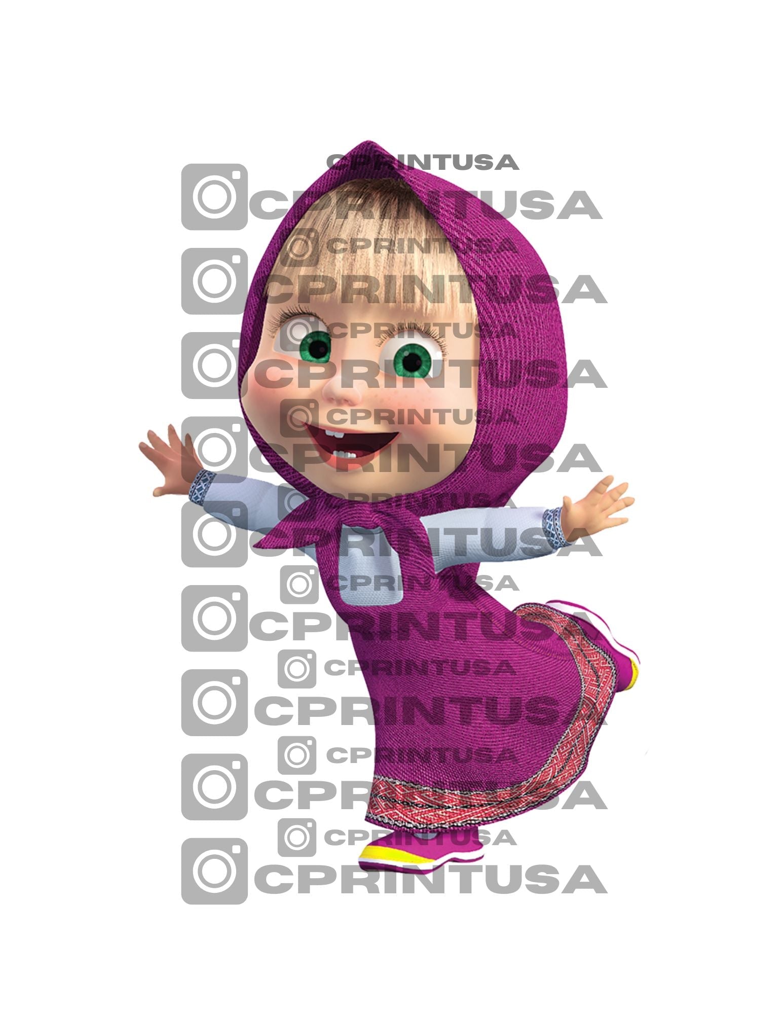 MASHA AND THE BEAR CUT OUT - C Print USA