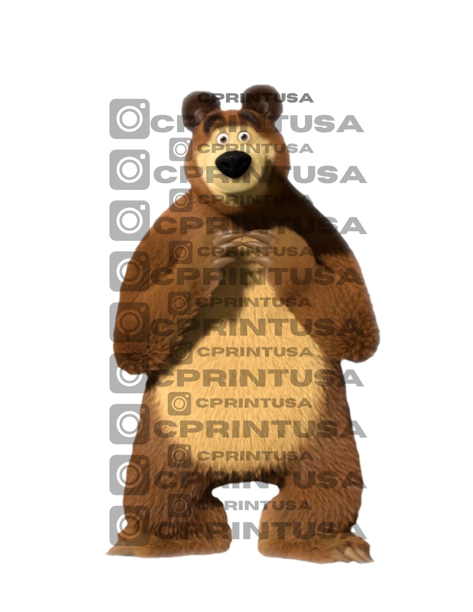 MASHA AND THE BEAR CUT OUT - C Print USA