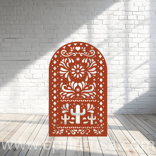 Mexican Folk Cactus Backdrops by theme - C Print USA