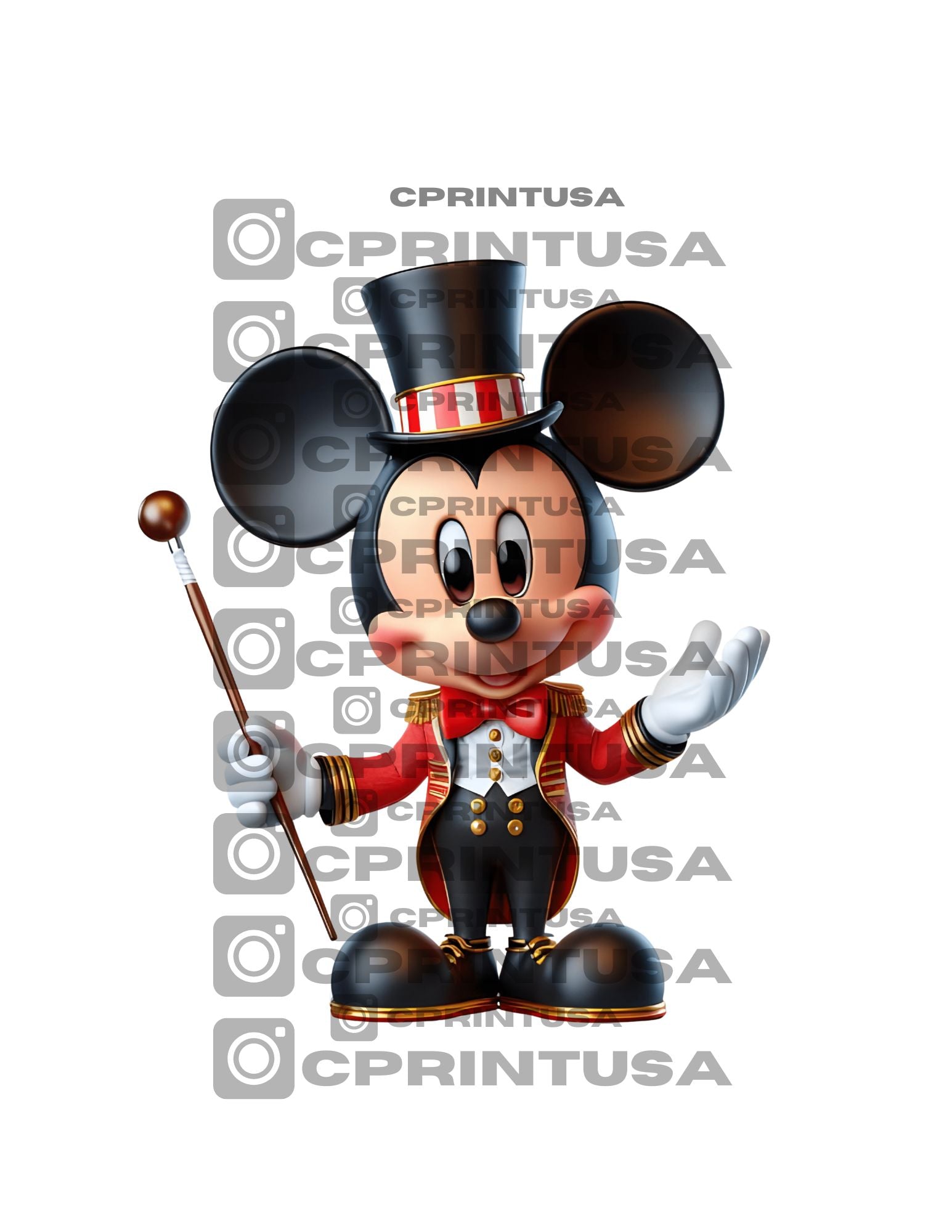 MICKEY MOUSE CIRCUS CUT OUT - C Print USA
