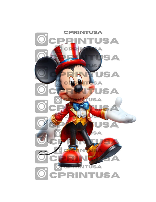 MICKEY MOUSE CIRCUS CUT OUT - C Print USA