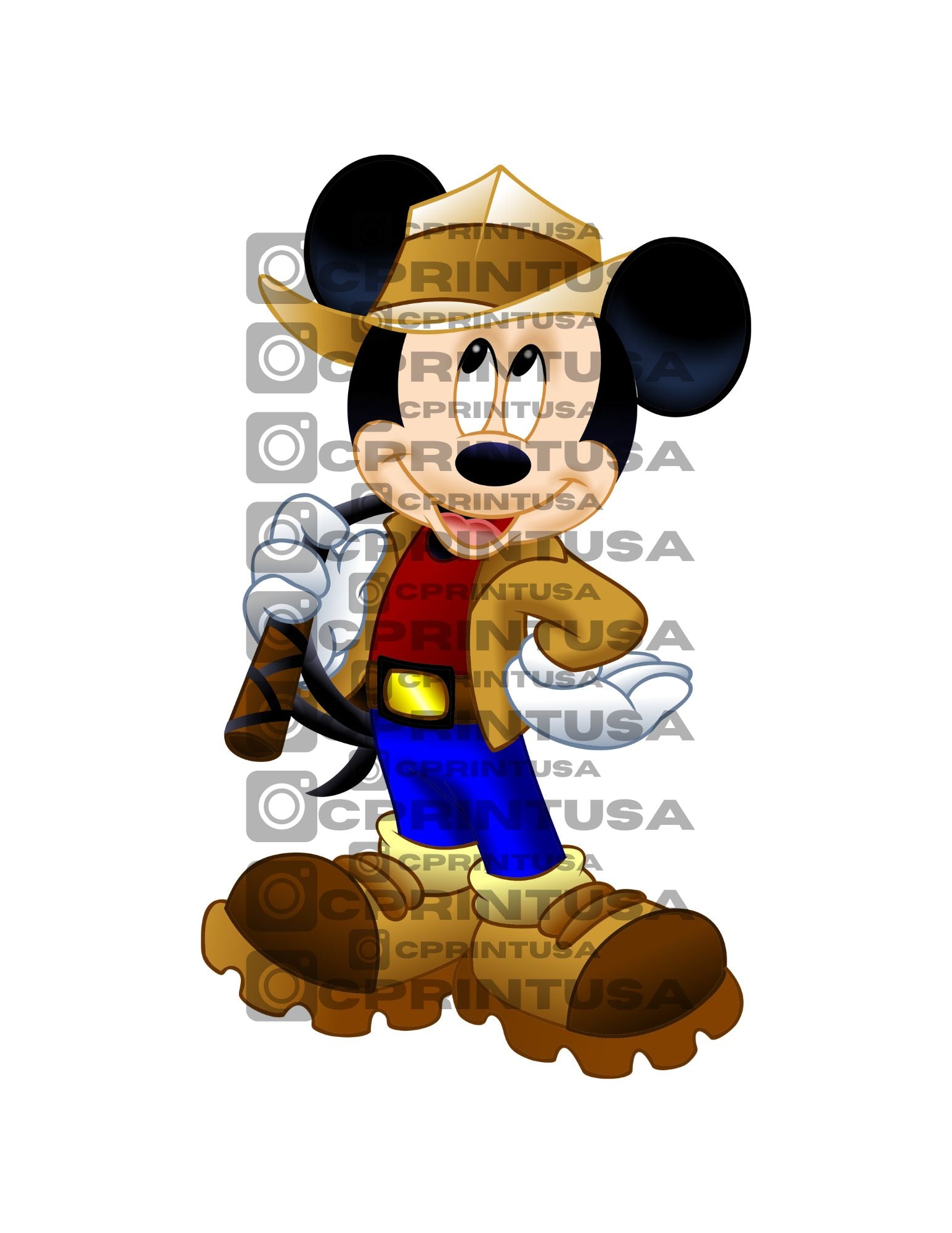 MICKEY SAFARI CUT OUT - C Print USA