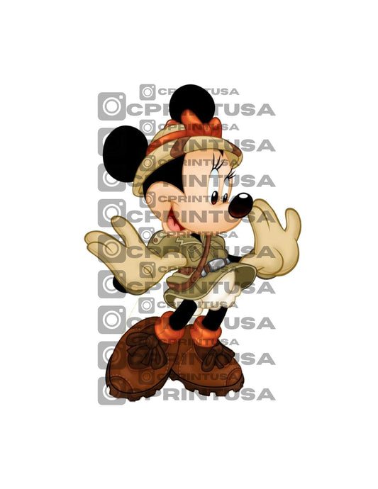 MINNIE SAFARI CUT OUT - C Print USA