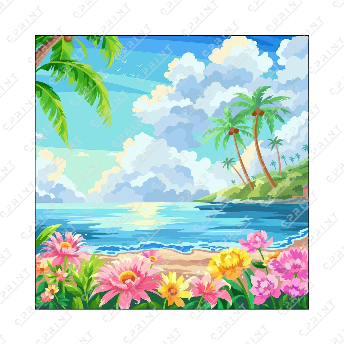 Moana Ocean Adventure Photo Background - C Print USA