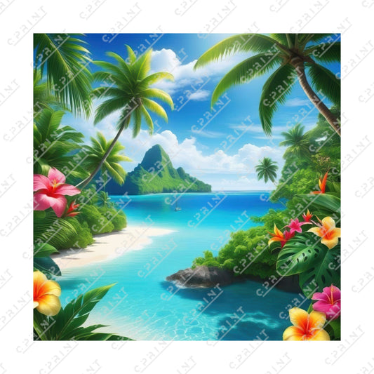 Moana Ocean Adventure Photo Background - C Print USA