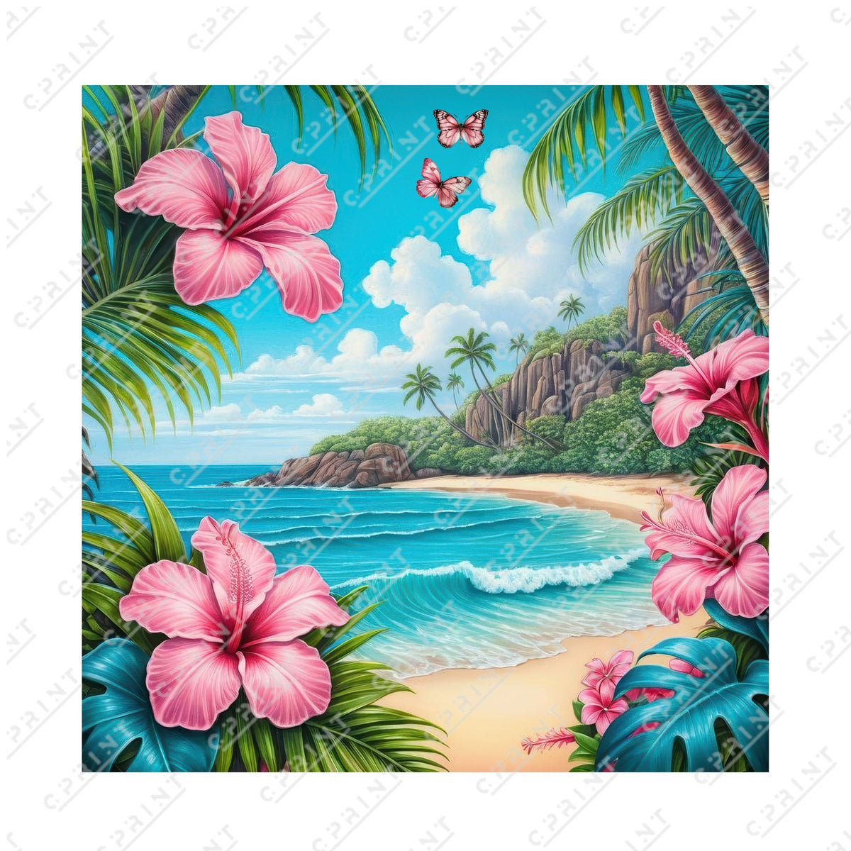 Moana Ocean Adventure Photo Background - C Print USA
