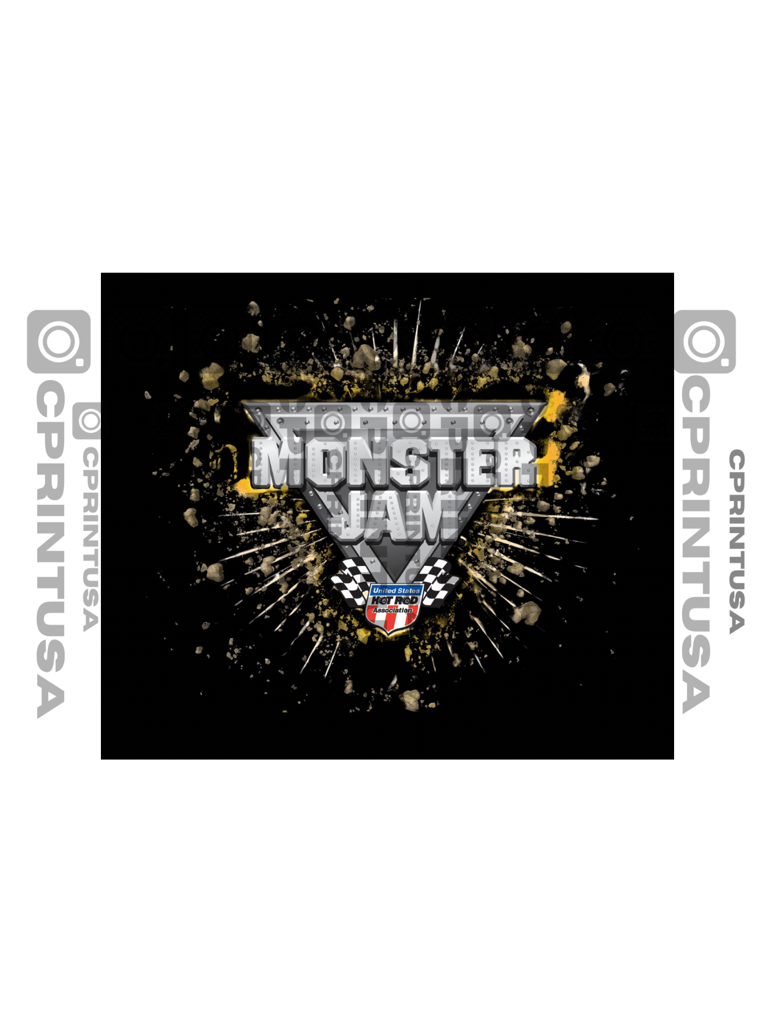 MONSTER JAM BACKDROP - C Print USA
