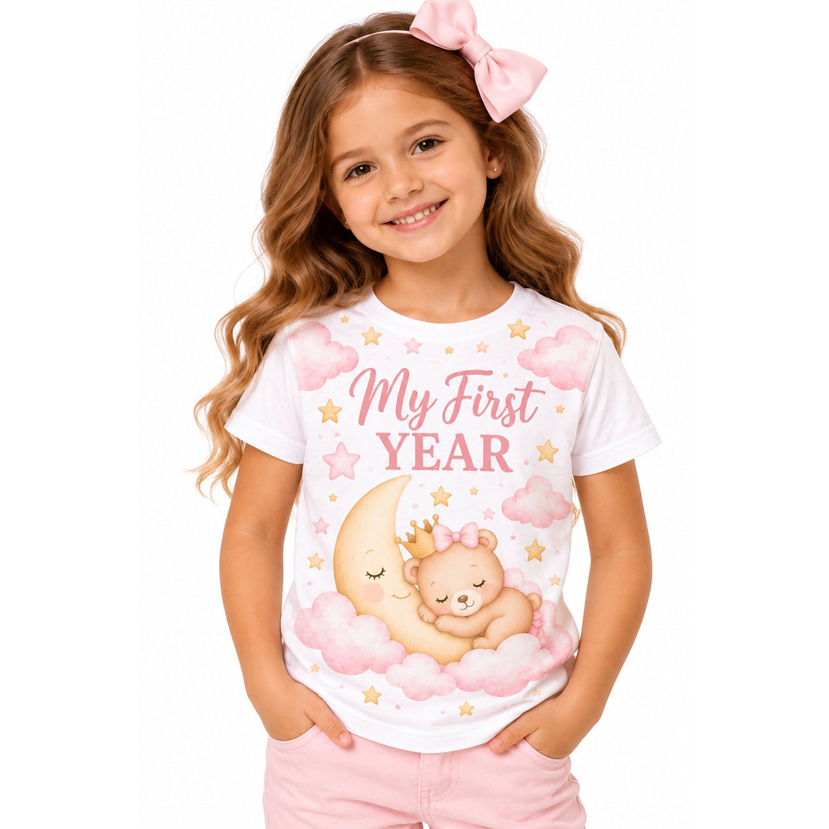 Moon & Clouds Custom Party Tees & Event Prints - C Print USA