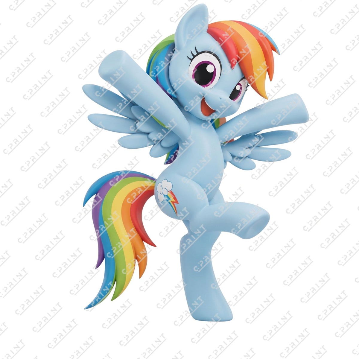 My Little Pony cutout - C Print USA
