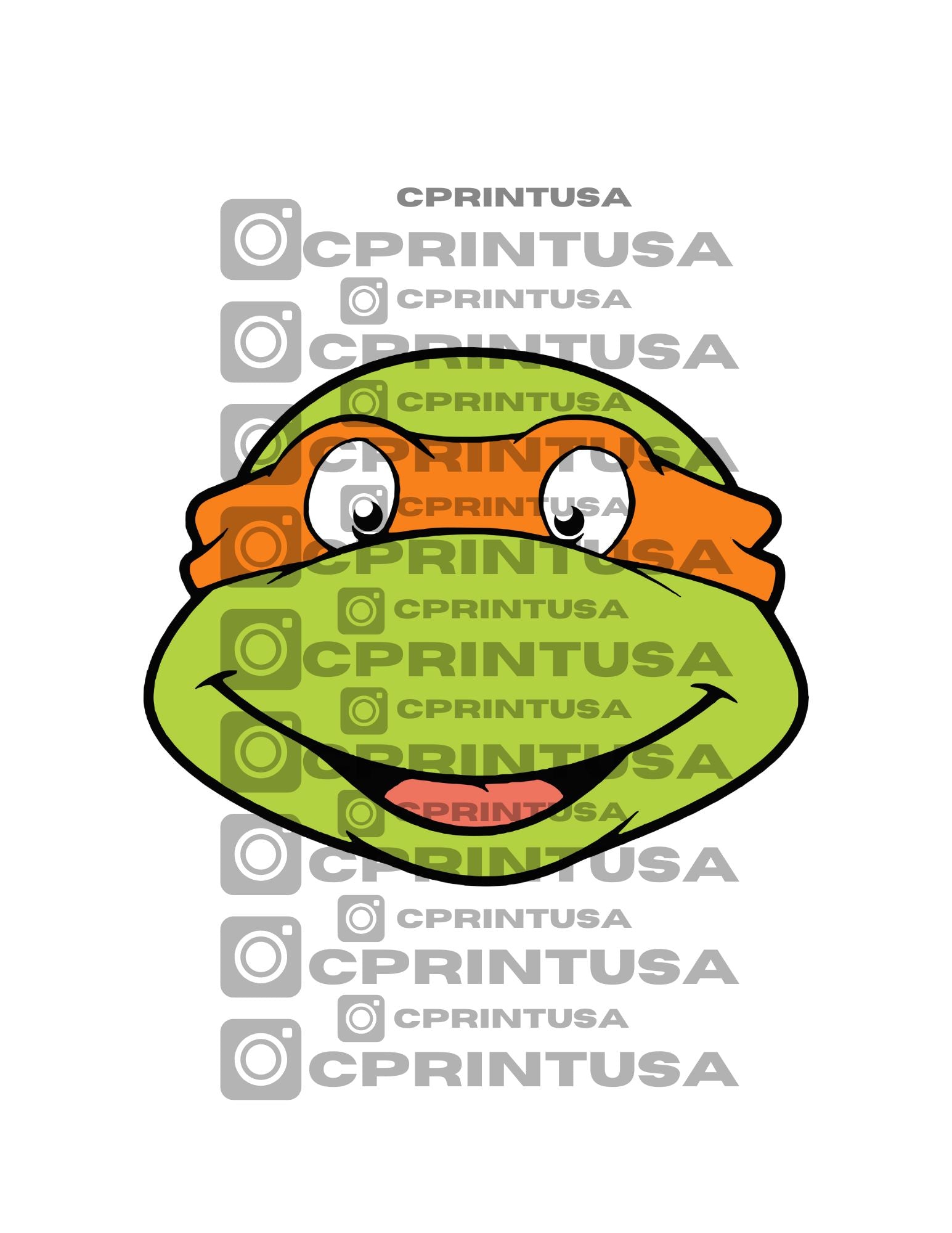 NINJA TURTLES CUT OUT - C Print USA