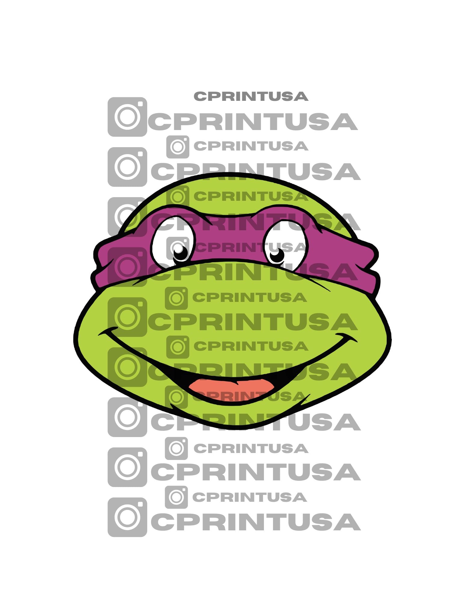NINJA TURTLES CUT OUT - C Print USA
