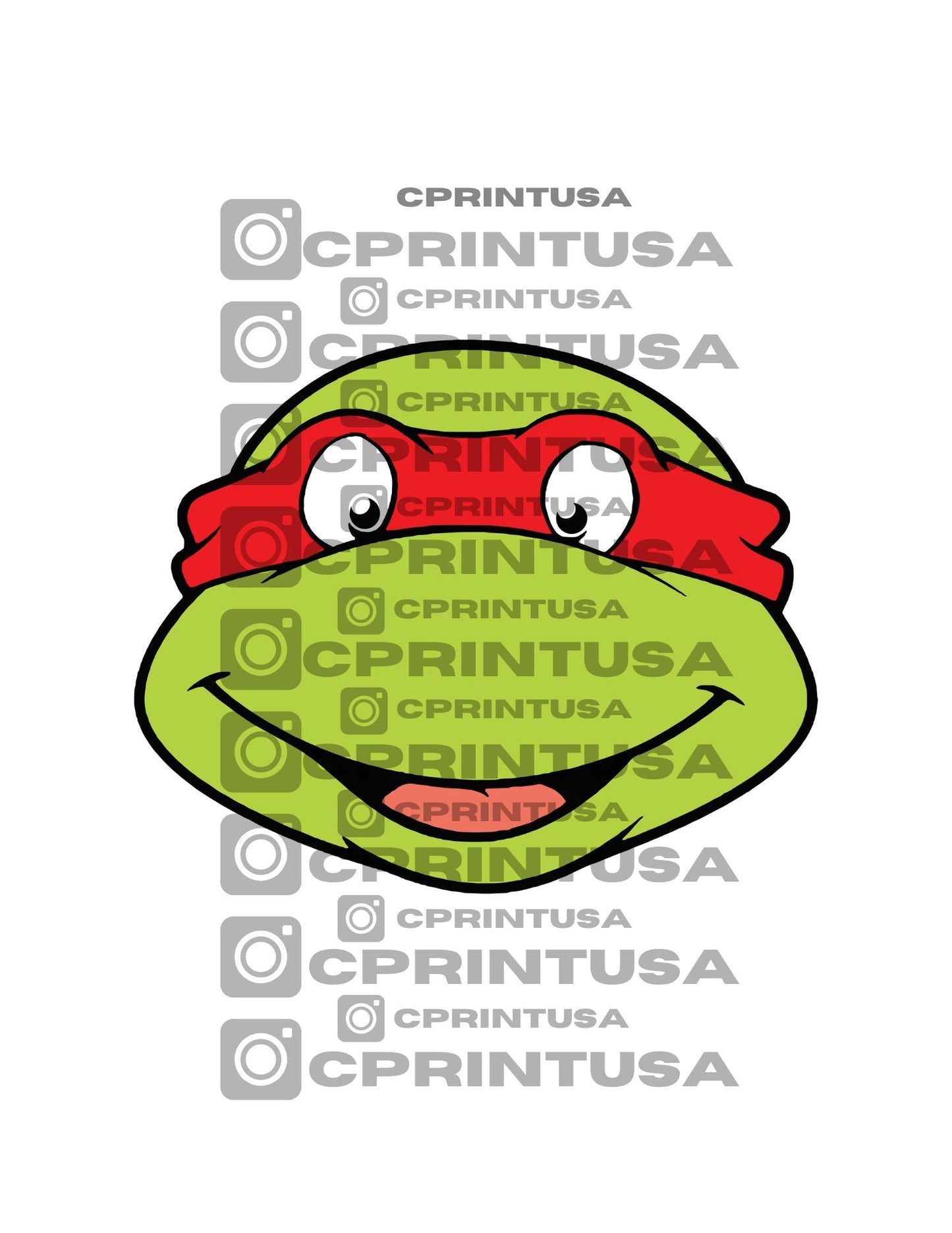 NINJA TURTLES CUT OUT - C Print USA