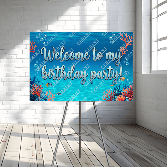 Ocean Adventure Welcome Sign - C Print USA