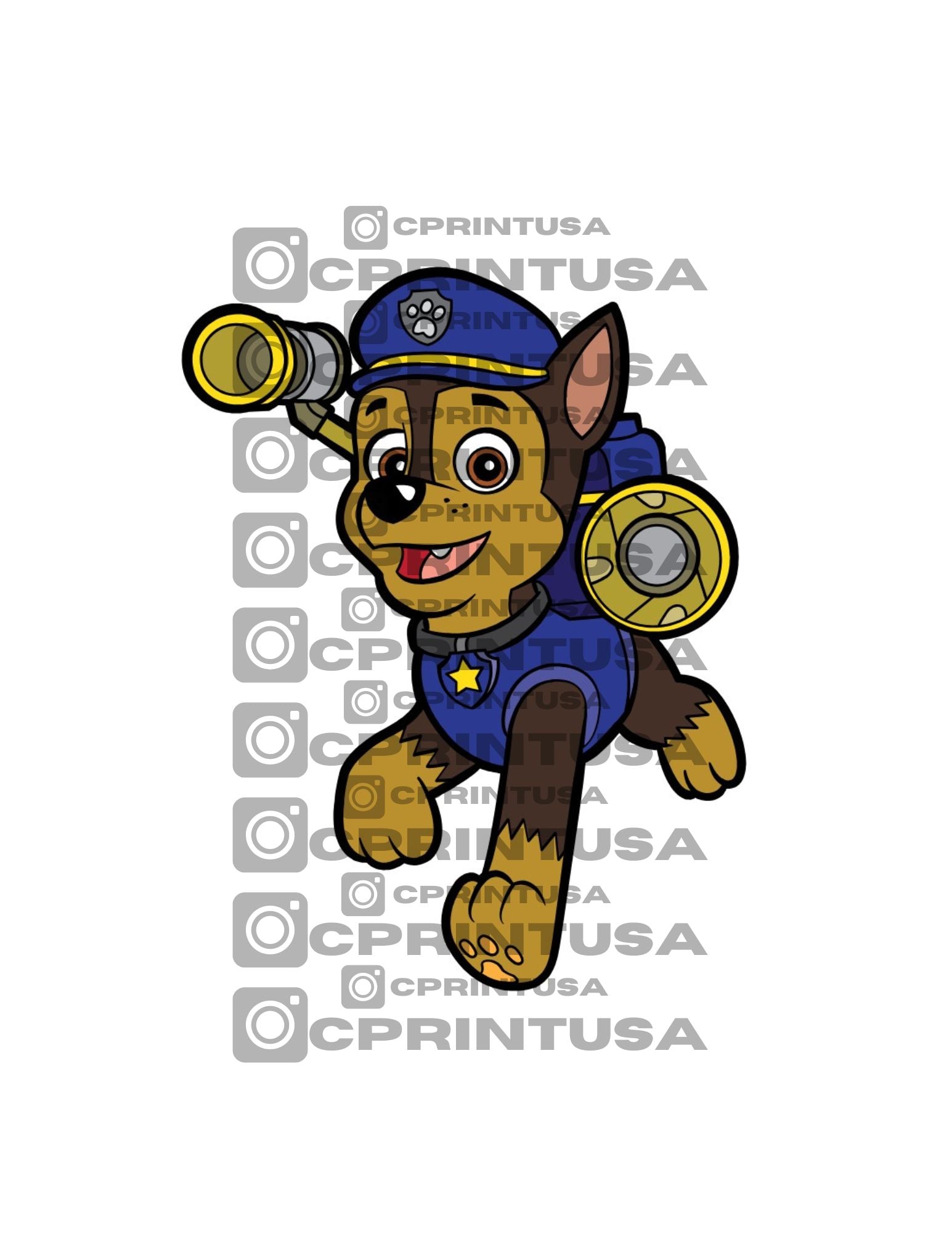 PAW PATROL CHASE 1 CUT OUT - C Print USA