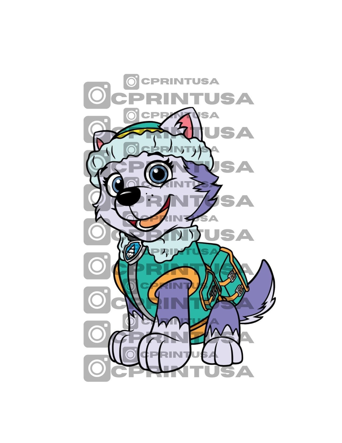 PAW PATROL EVEREST 1 CUT OUT - C Print USA