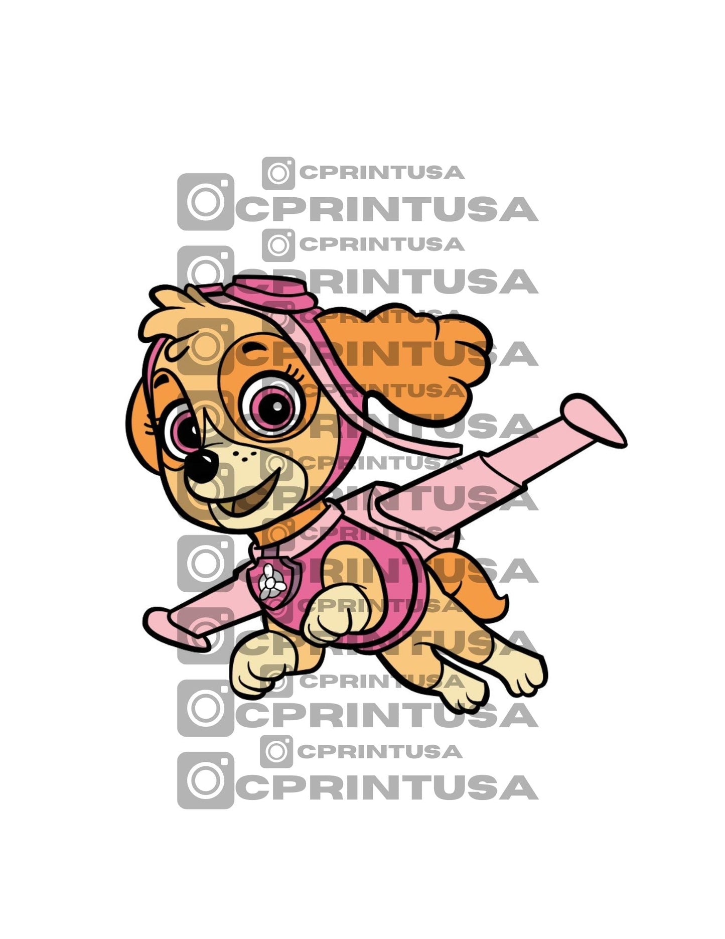 PAW PATROL SKYE 5 CUT OUT - C Print USA