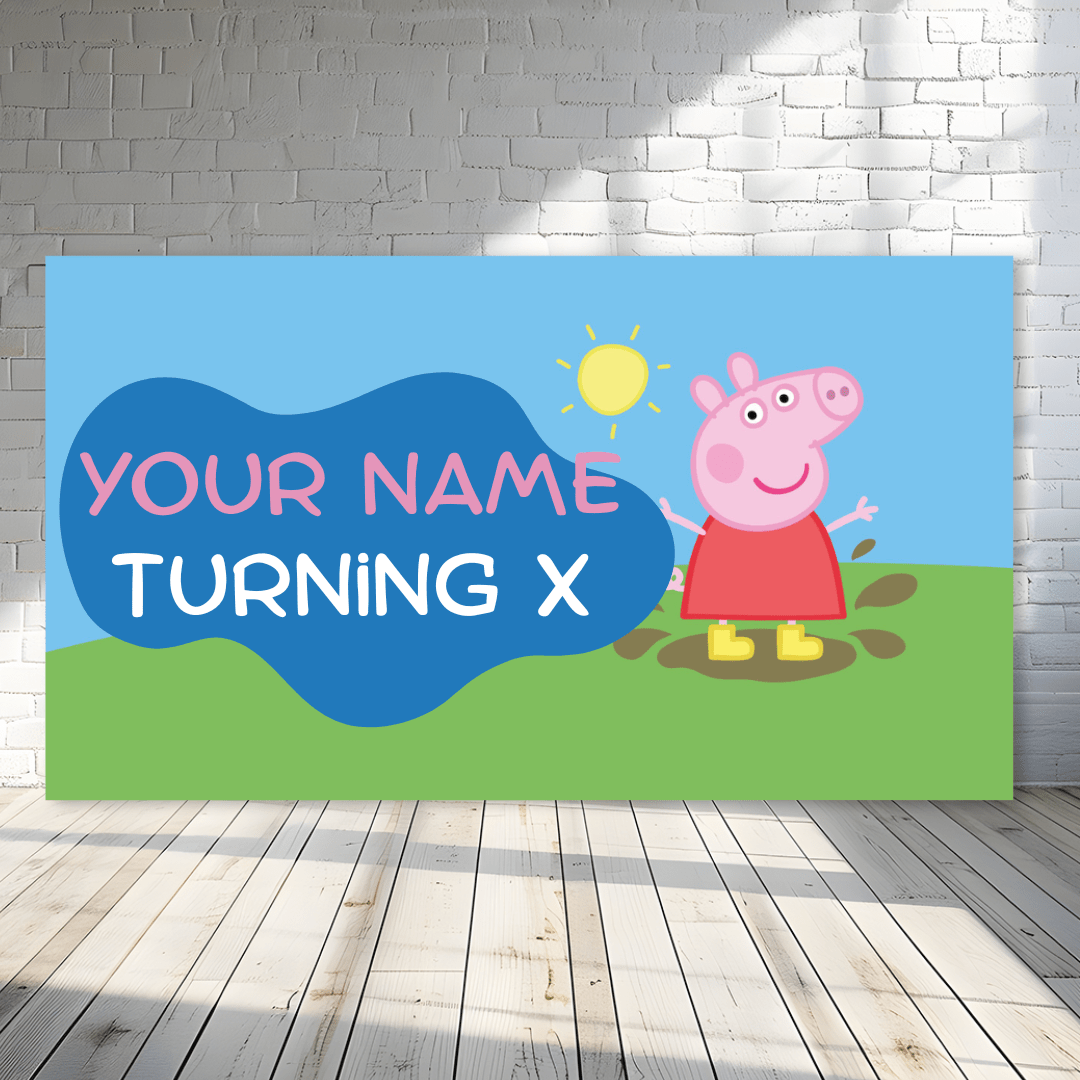 Pepa Pig Backdrop Theme - C Print USA