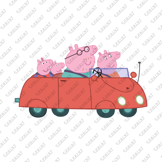 Pepa Pig Family Characters - C Print USA