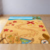 Pirate Adventure Printed Party Floor Decals for Event - C Print USA