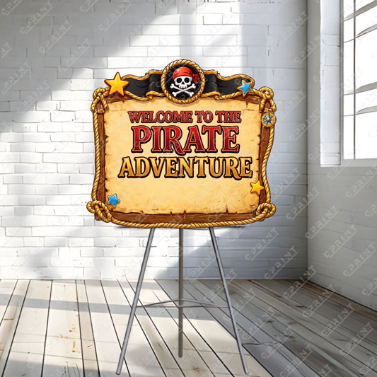 Pirate Adventure Welcome Sign - C Print USA
