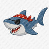 Pirate Shark Cardboard Cutout - C Print USA