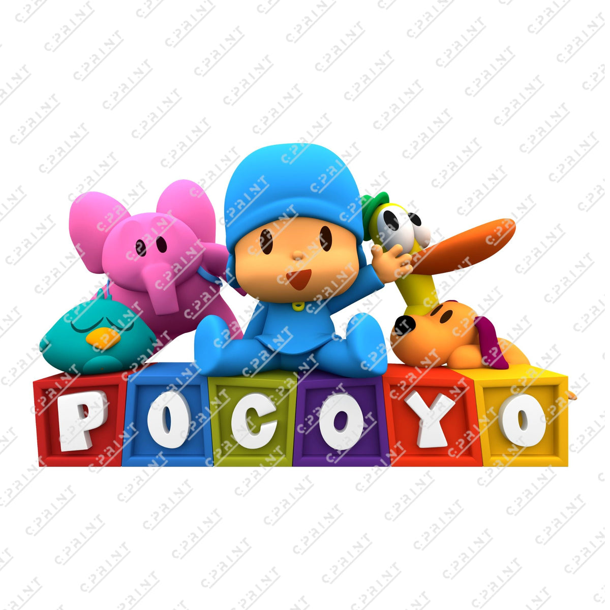 Pocoyo & Friends Character Cutouts - C Print USA