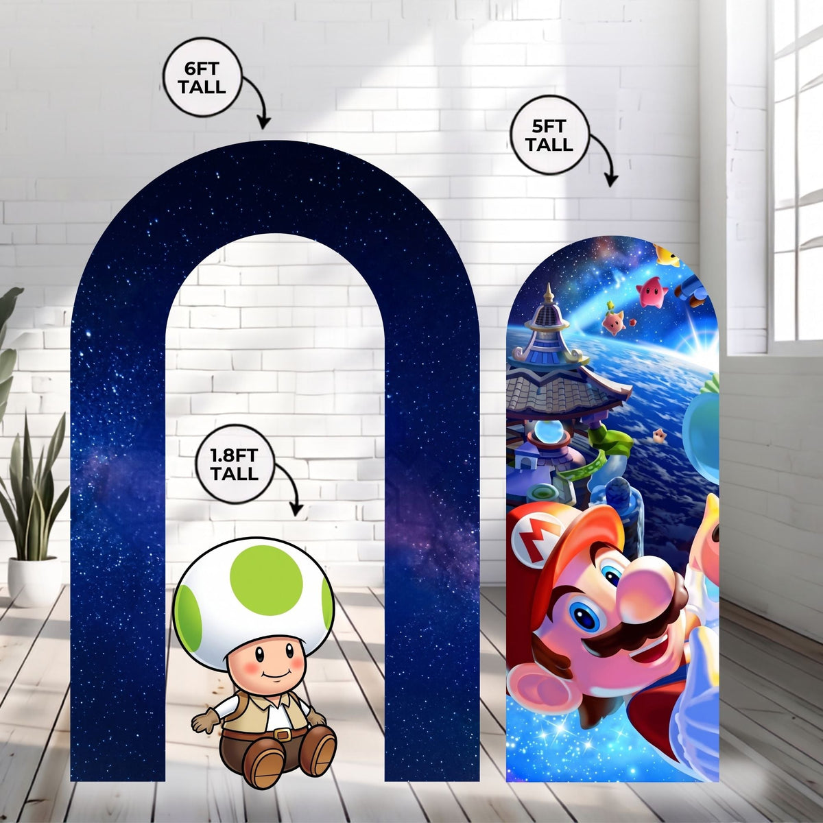 Premium Super Mario Galaxy Backdrop Bundle - C Print USA
