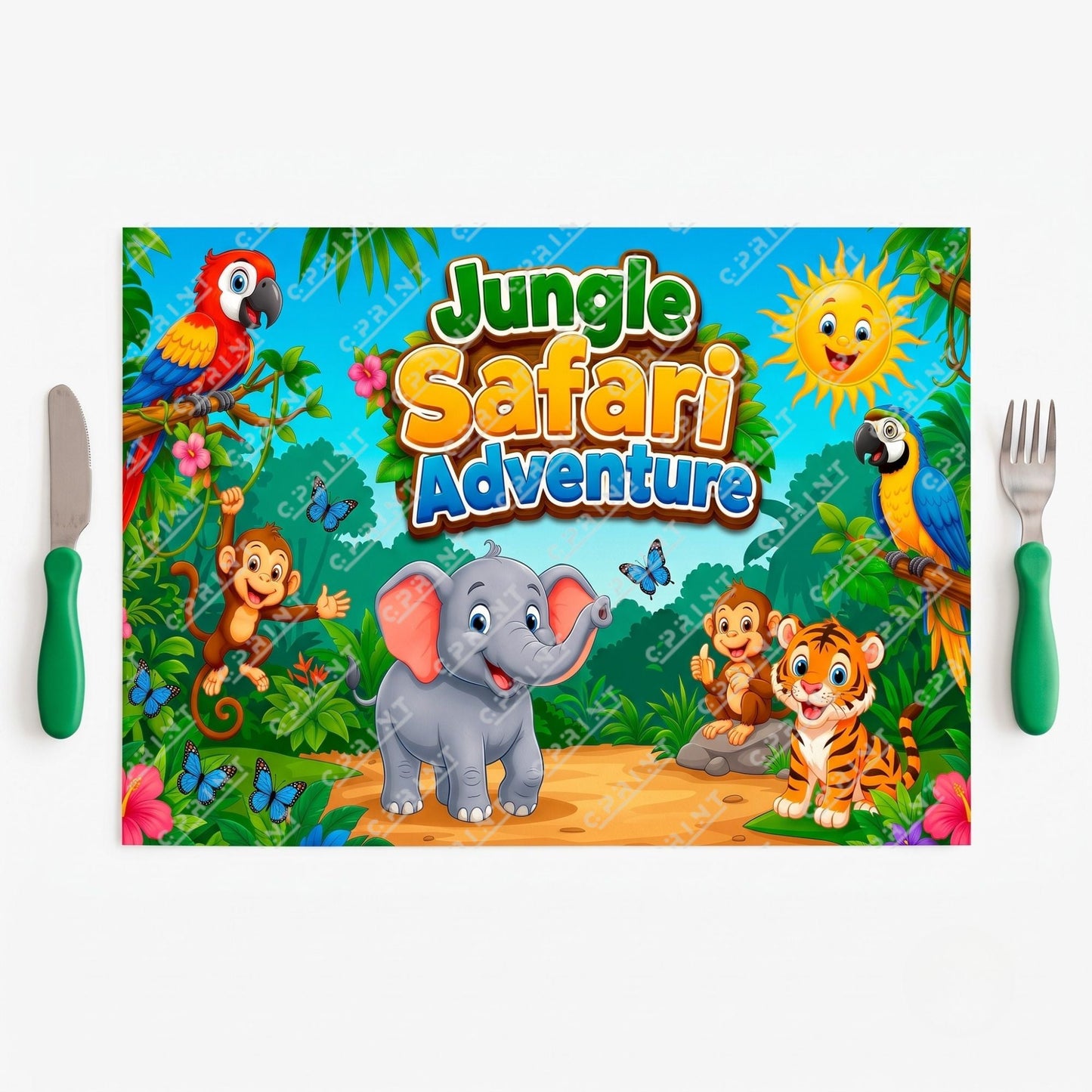 Safari Adventure Party Placemats - C Print USA