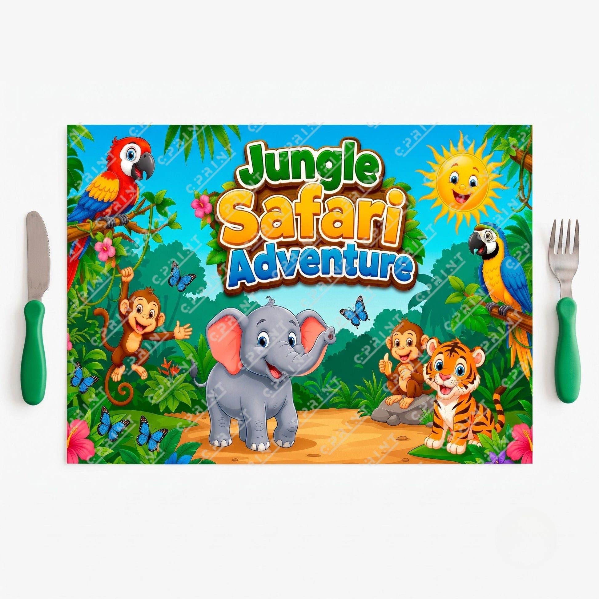 Safari Adventure Party Placemats - C Print USA