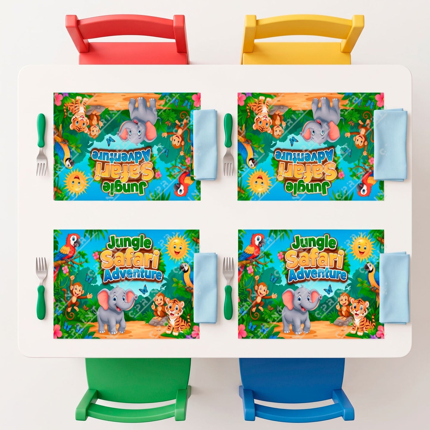 Safari Adventure Party Placemats - C Print USA