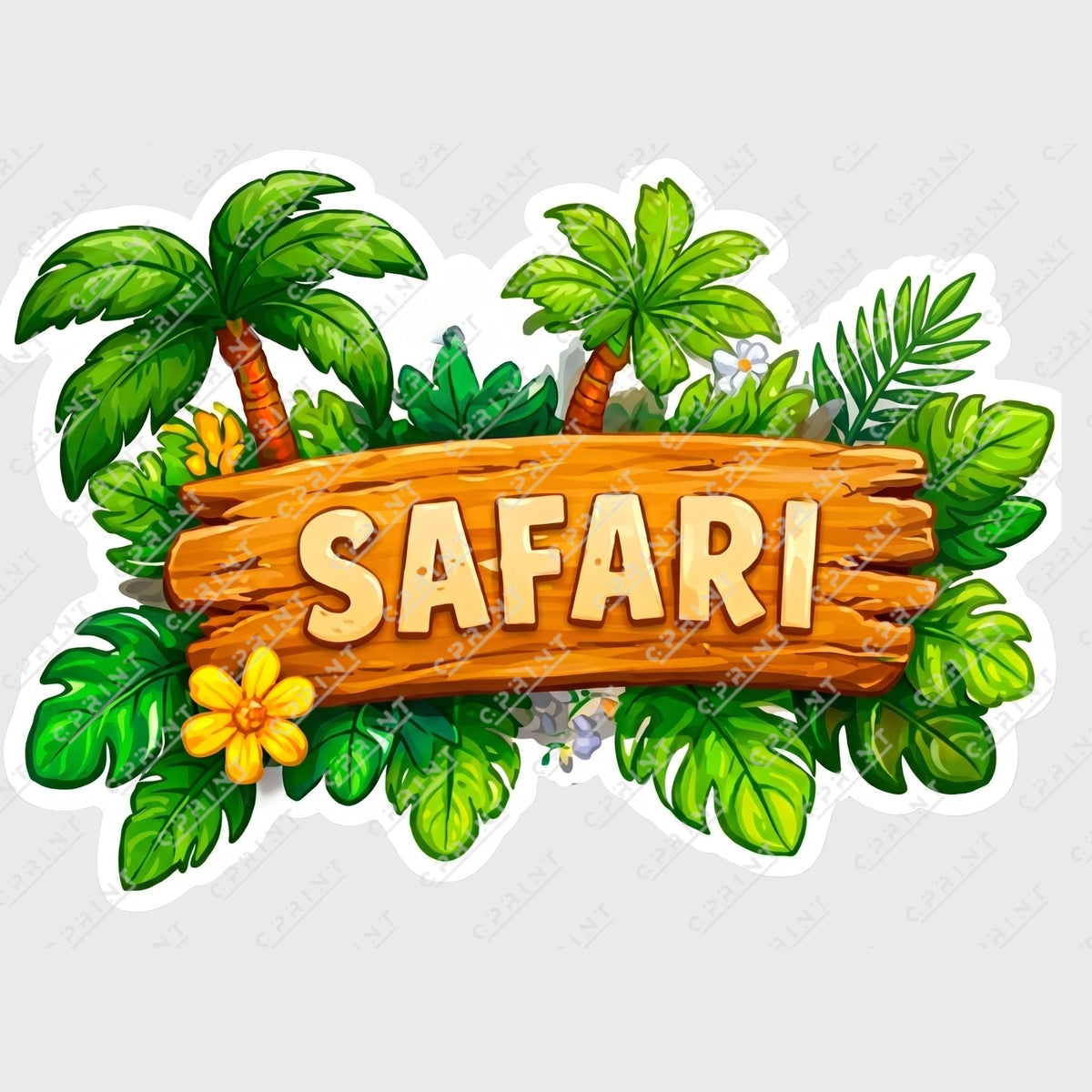 Safari Adventure Welcome Sign - C Print USA