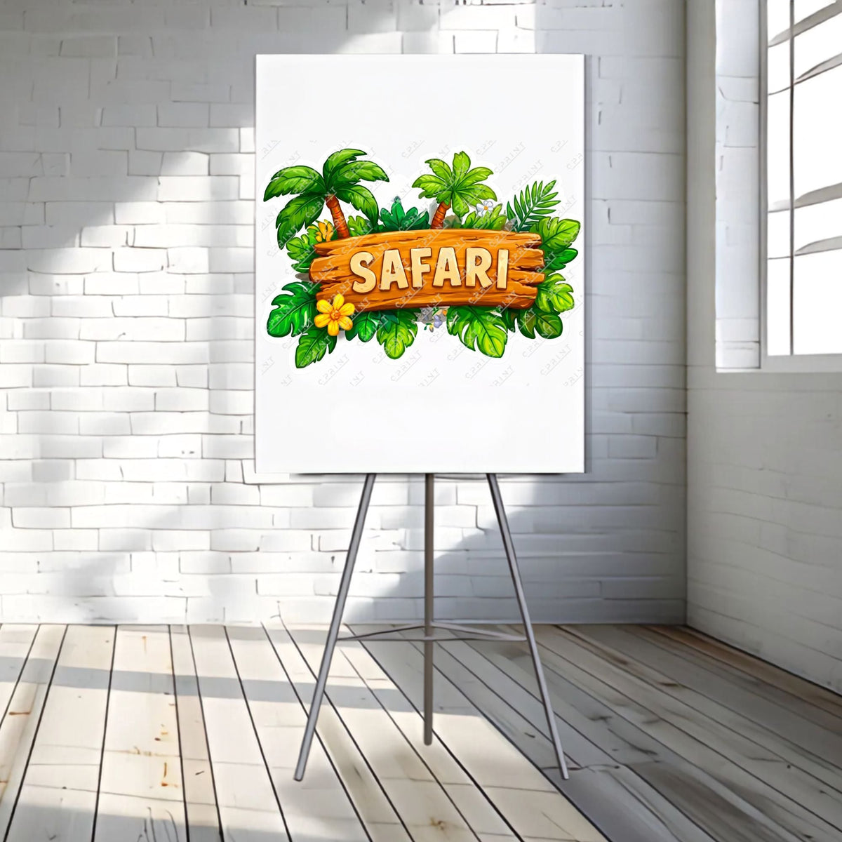 Safari Adventure Welcome Sign - C Print USA