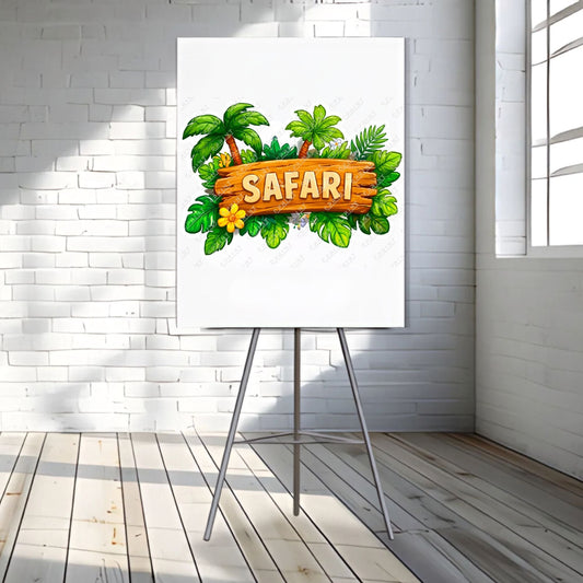 Safari Adventure Welcome Sign - C Print USA