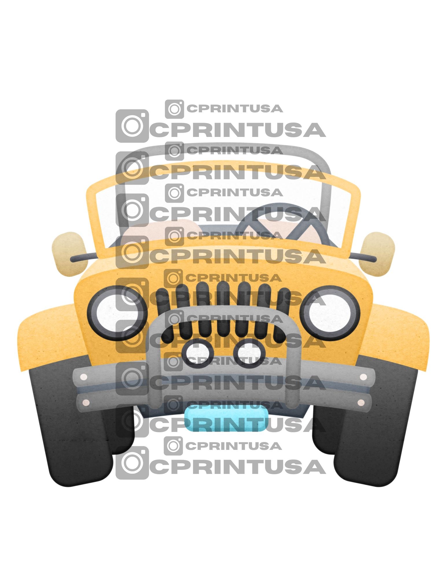 SAFARI JEEP CUT OUT - C Print USA