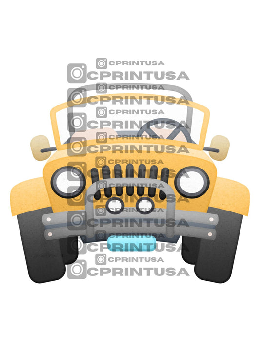 SAFARI JEEP CUT OUT - C Print USA