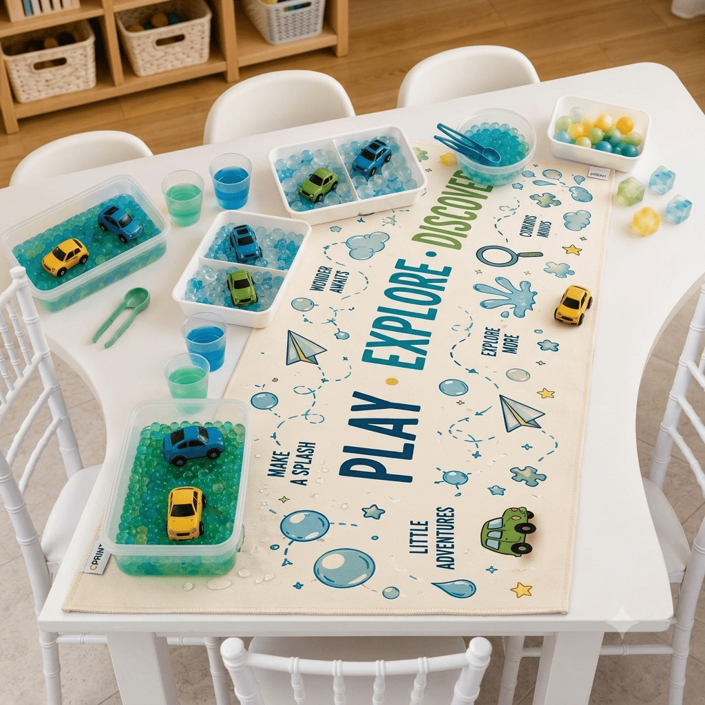 Sensory Activity Table Runner - C Print USA
