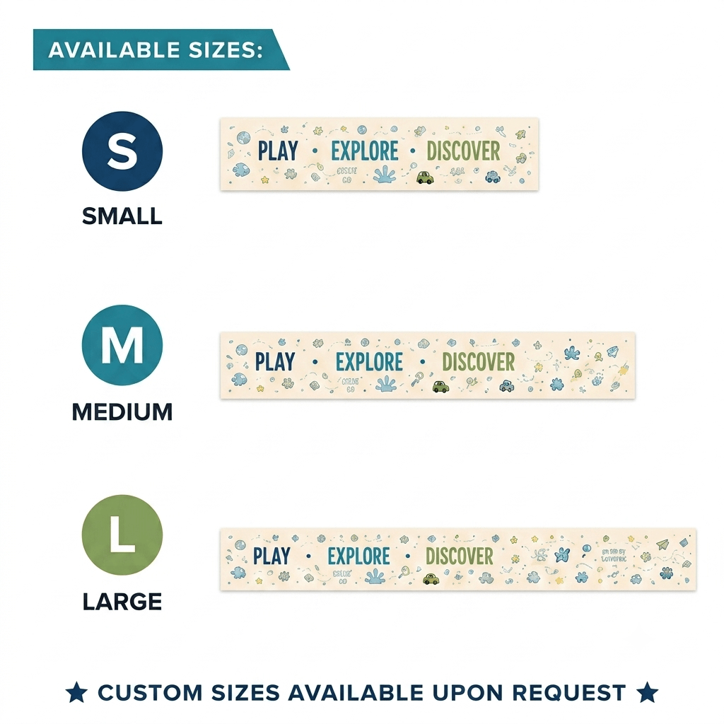 Sensory Activity Table Runner - C Print USA