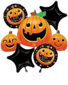 Smiley Halloween Pumpkins 35" - C Print USA