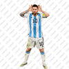 Soccer Player Leonel Messi Celebration - C Print USA