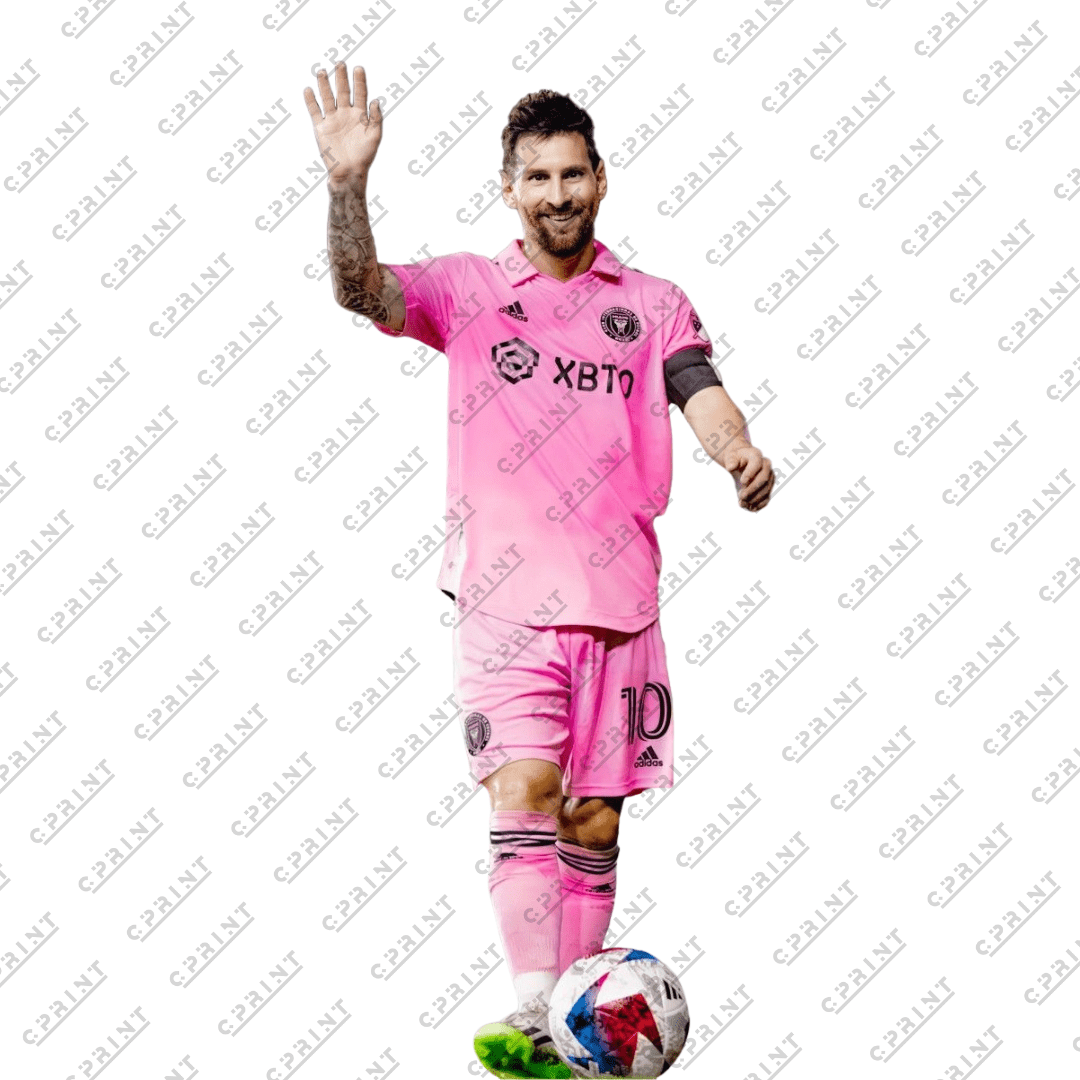 Soccer Player Leonel Messi Miami - C Print USA