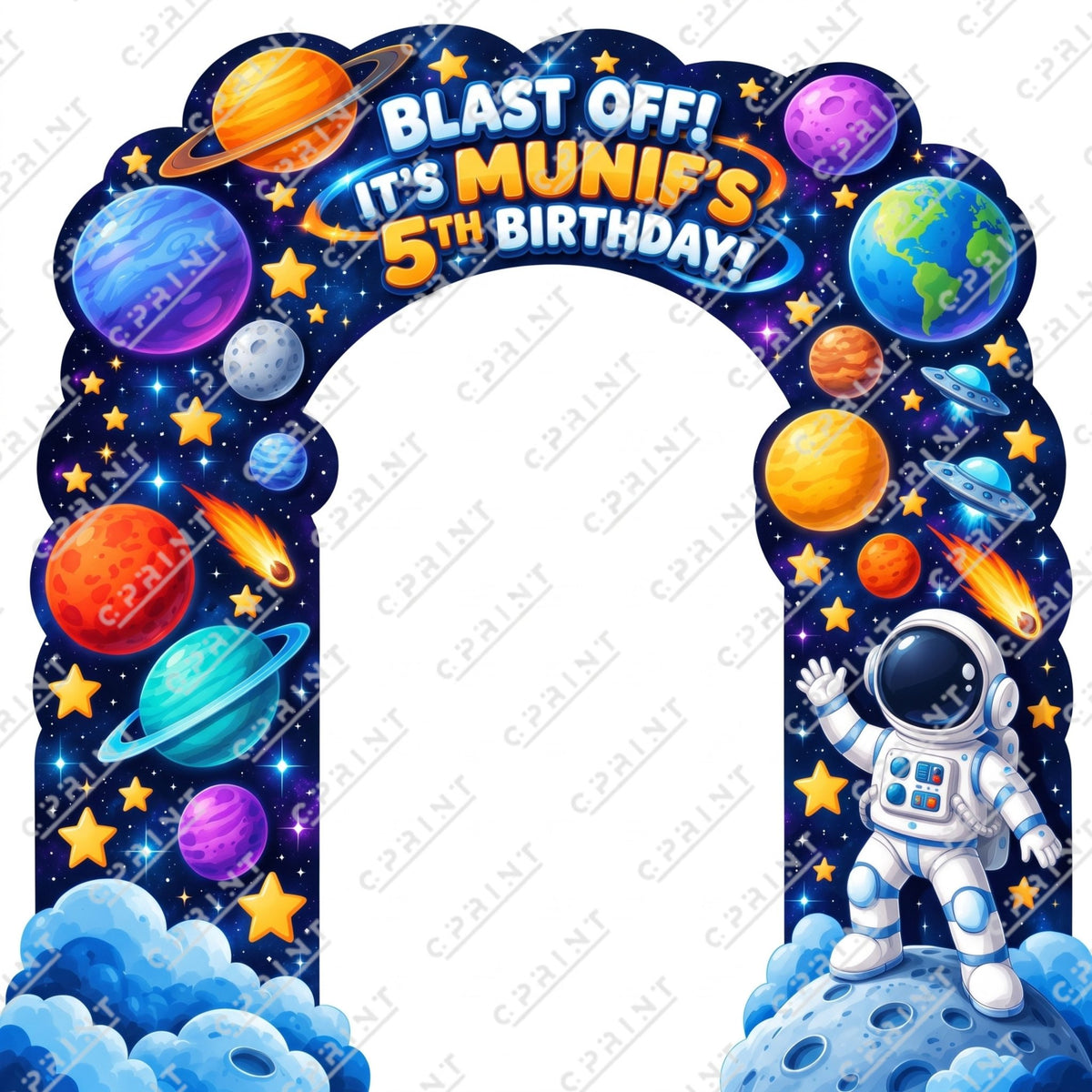 Space Adventure Backdrop - C Print USA