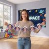 Space Adventure - Big Head Garland - C Print USA