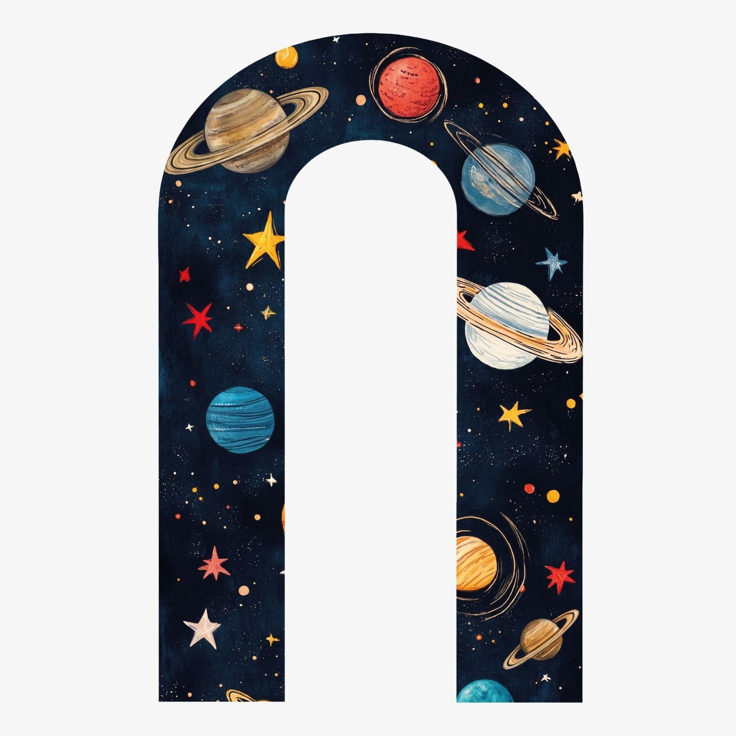 Space Adventure Custom Backdrop Arch Cover - C Print USA