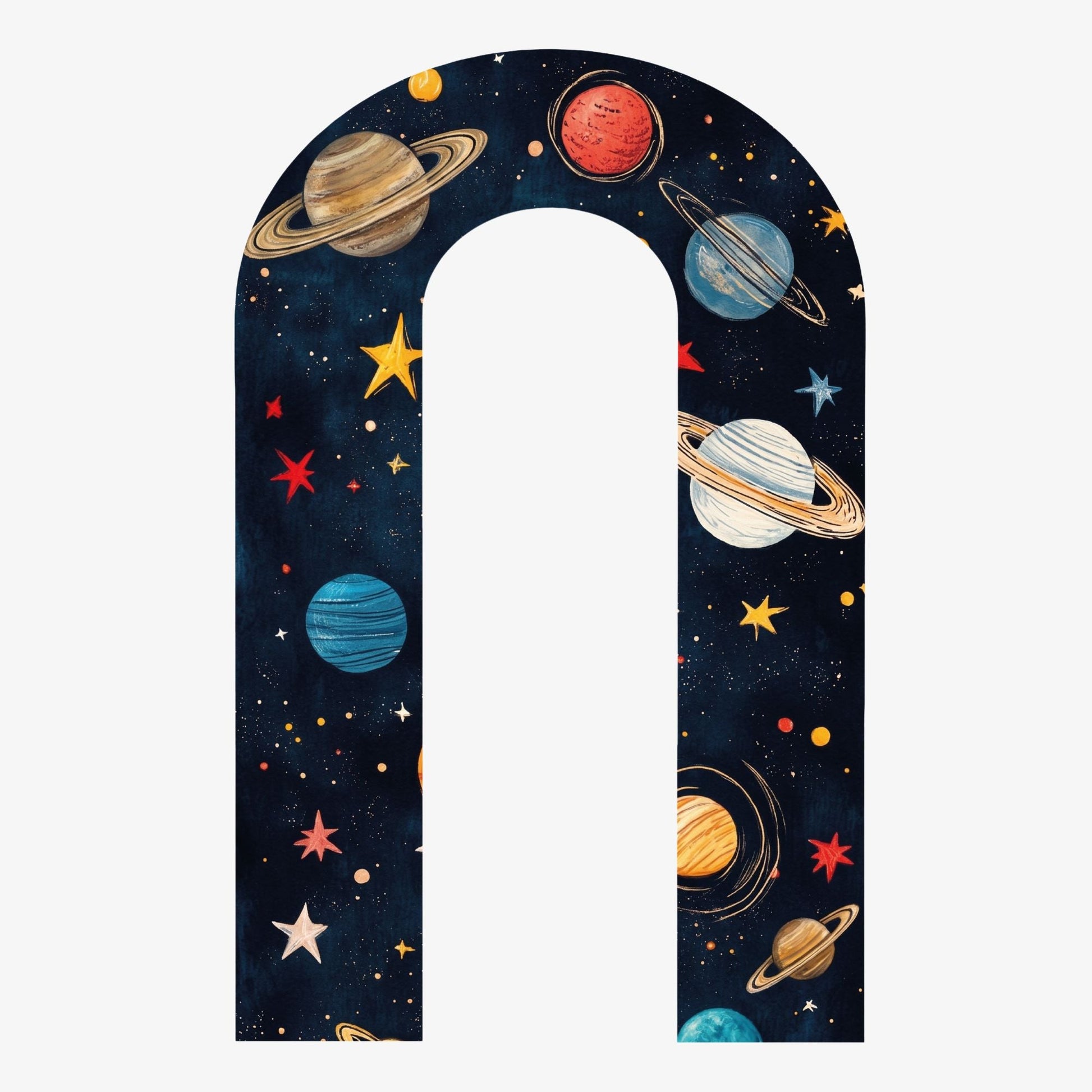 Space Adventure Custom Backdrop Arch Cover - C Print USA