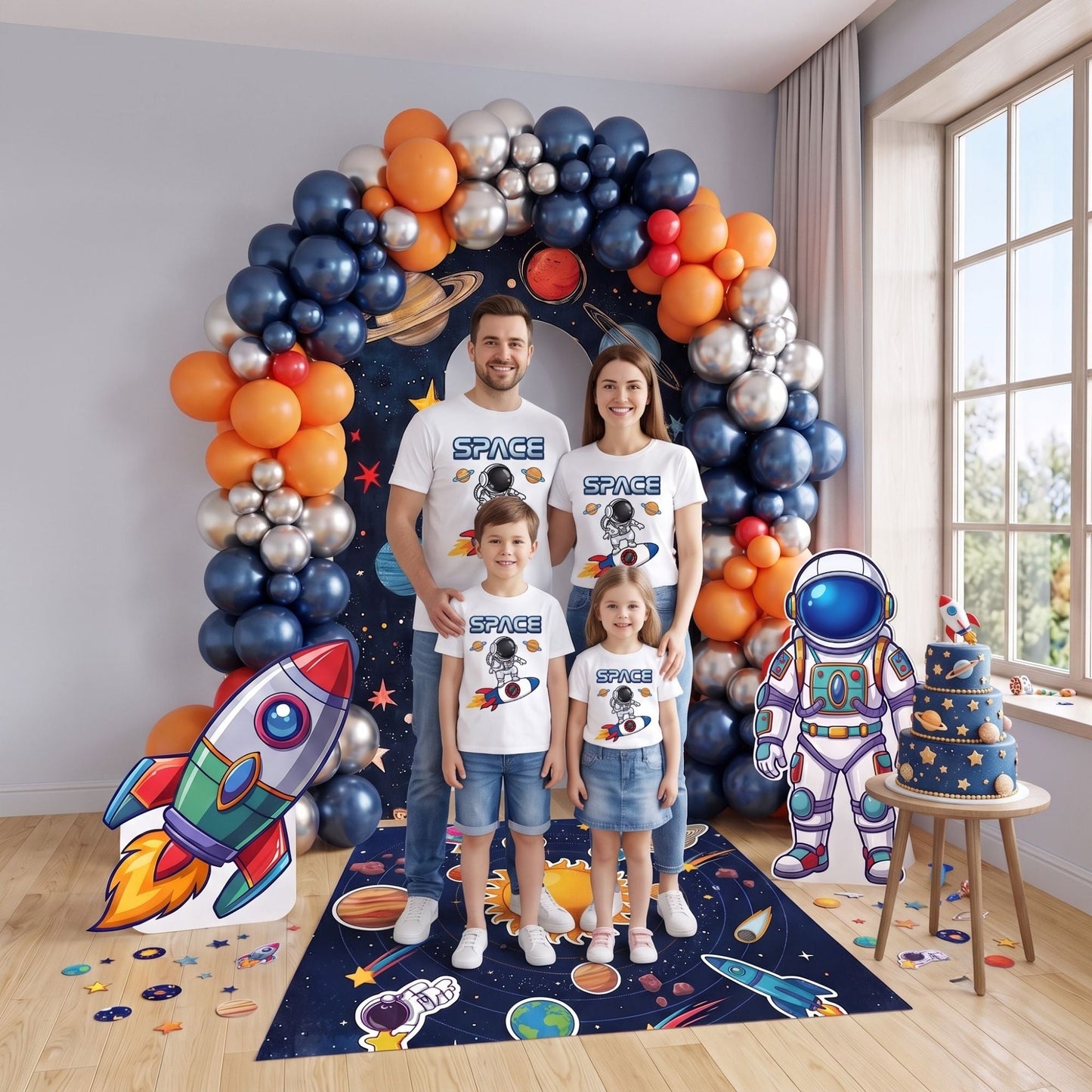 Space Adventure- Custom Party Tees & Event Prints - C Print USA