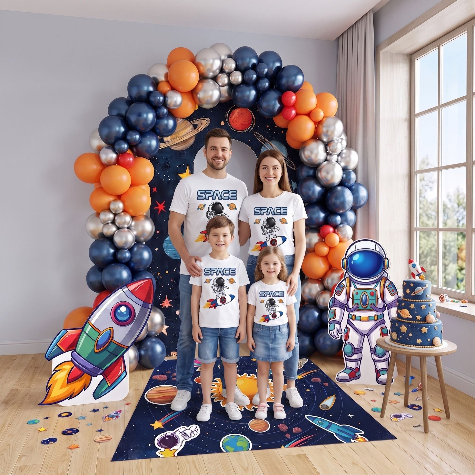Space Adventure- Custom Party Tees & Event Prints - C Print USA